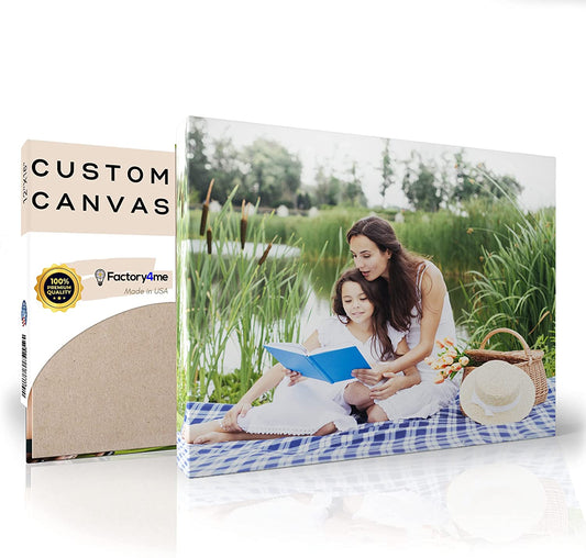 Custom Pictures on Canvas 16 x 12, Personalized Wall Decor from Photos - Custamazegifts.com