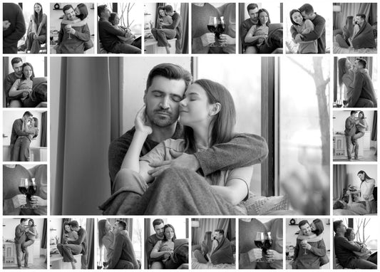 Personalized Collage, Add 23 Photos, Custom Jigsaw Puzzle - Custamazegifts.com