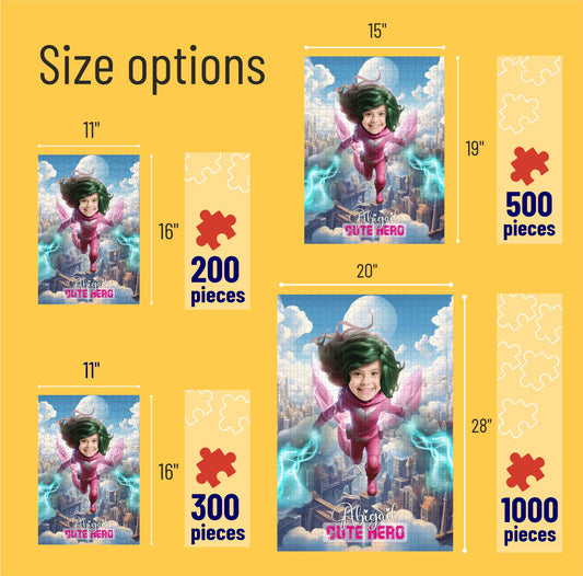 Custom Superhero Photo Puzzles, Gifts for Her - Custamazegifts.com