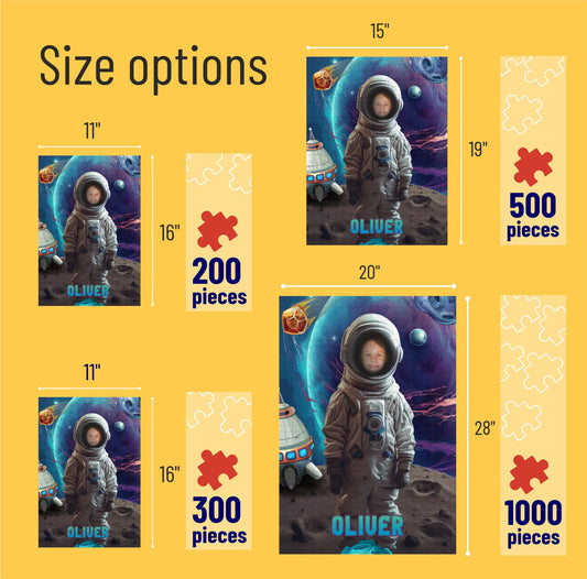 Astronaut Photo Puzzles, Space Fan Birthday Gift - Custamazegifts.com