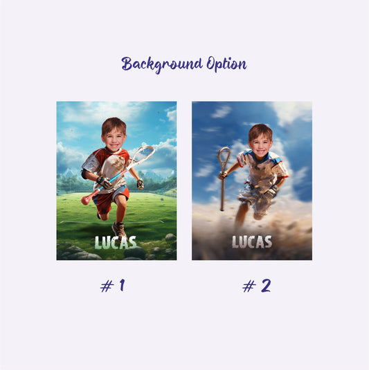 Lacrosse Fan Personalized Boys Blanket, Custom Sports Team Gifts - Custamazegifts.com