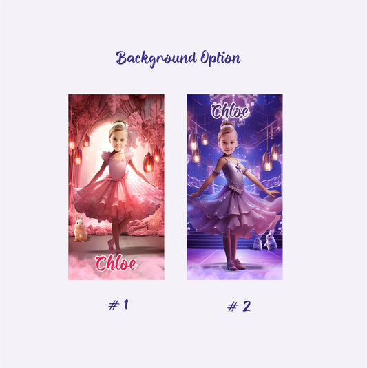 Personalized Ballet Gift Beach Towel, Ballet School Little Ballerinas Gifts - Custamazegifts.com