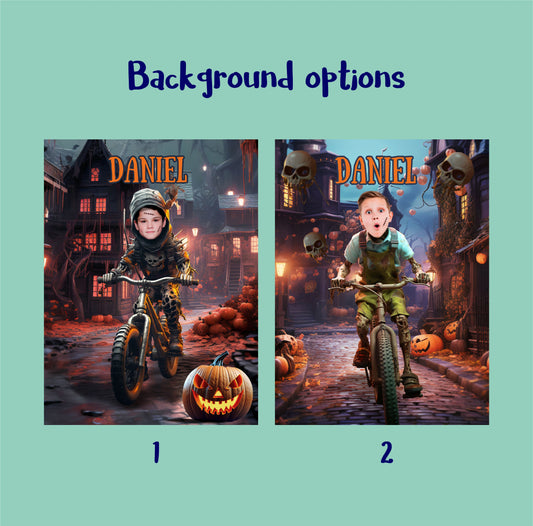 Photo Zombie Gift Personalized Poster, Kids Room Decor - Custamazegifts.com