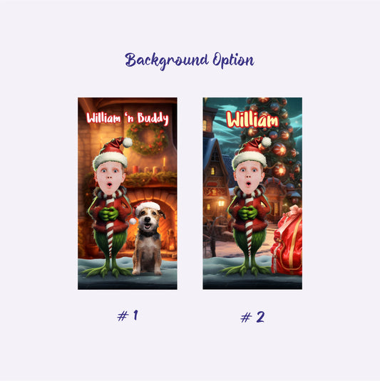 Boys Beach Towel Grinch Stole Christmas Gift, Personalized Towel Son Nephew Gift - Custamazegifts.com