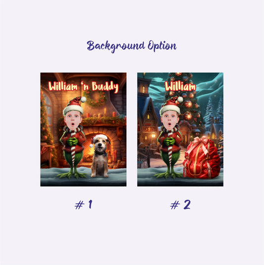 Custom Grinch Xmas Blanket Kids, Christmas Photo Grinch Blanket Gift for Him - Custamazegifts.com