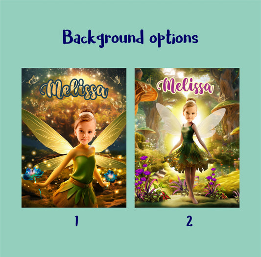 Tinker Bell Gift Print Poster Wall Art, Tinkerbell Digital Poster - Custamazegifts.com