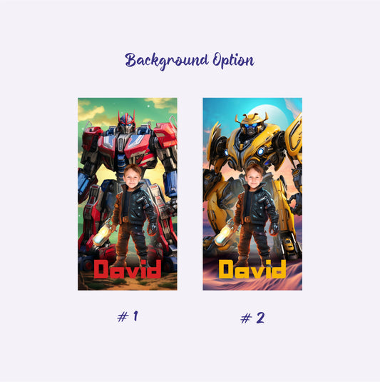 Custom Beach Bath Towel Transformers, Gifts for Him Boy - Custamazegifts.com