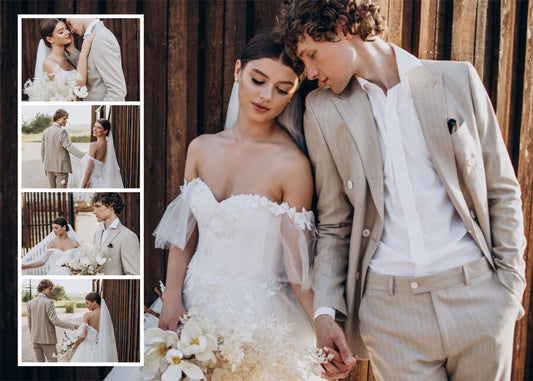 Personalized 5 Photo Collage Puzzle, Custom Jigsaw with Your Pictures - Custamazegifts.com