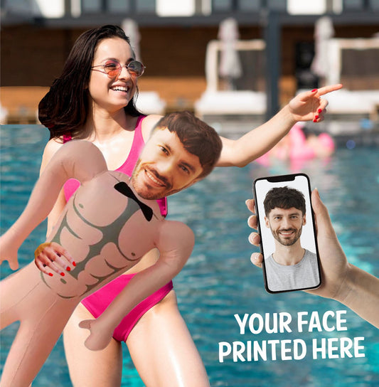 Custom Printed Male Blow Up Doll - Custamazegifts.com