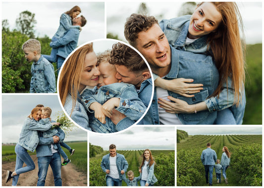 Upload 6 Photos Collage Puzzle, Personalized Gift for Wedding Anniversary Birthday - Custamazegifts.com
