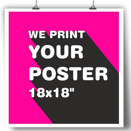 Design Your Own Poster 18 x 18, Custom Poster Printing Photo Gifts - Custamazegifts.com