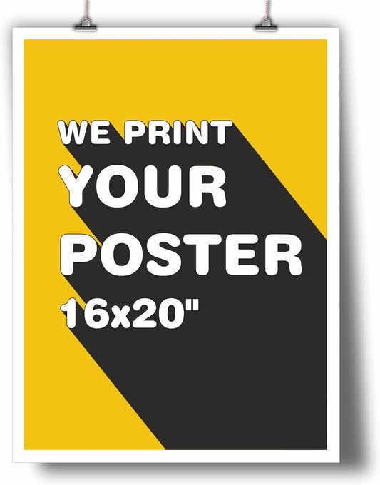 Personalized Photo Print Posters 16 x 20, Custom Wall Decor with Your Image - Custamazegifts.com