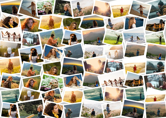 Custom Photo Jigsaw Collage Made With 65 Pictures - Custamazegifts.com