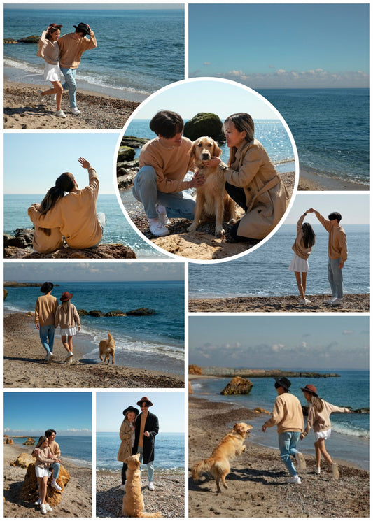 Collage Jigsaw from Photos, Add 9 Pictures Personalized Collage - Custamazegifts.com