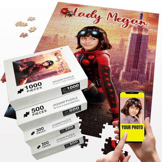 Puzzle from Photo Ladybug, Unique Memory Girls Gift - Custamazegifts.com