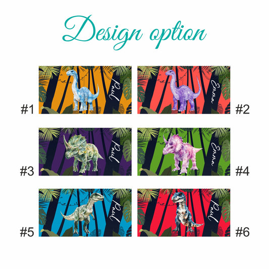 Personalized Beach Towel Dinosaur Birthday Gift for Kids, Gifts for Grandkids