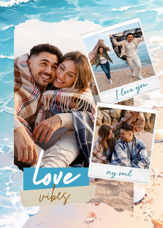 Personalized Couple Photo Collage Jigsaw Puzzle 200 300 500 1000 Pieces