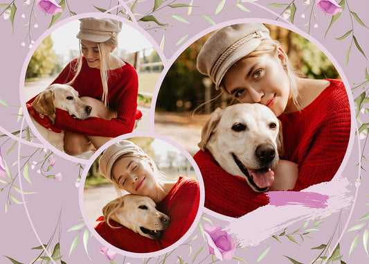 Three Picture Collage Puzzle, Perfect for Couples, Anniversaries, Weddings, or Valentine’s Day.