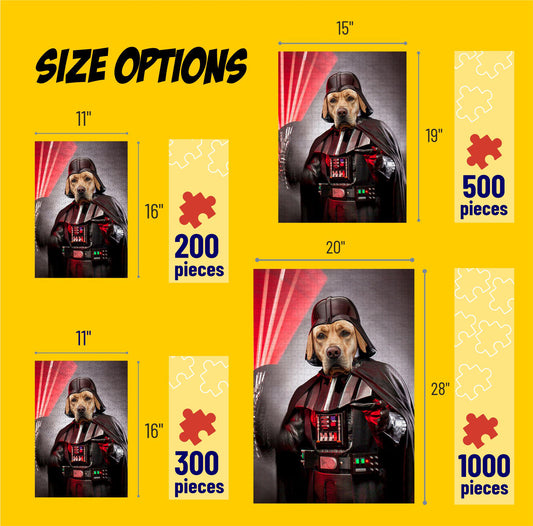 Personalized Puzzle Dog Portrait Funny Gift for Pet Owners PC04 - Custamazegifts.com