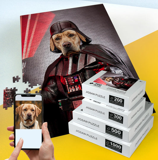 Personalized Puzzle Dog Portrait Funny Gift for Pet Owners PC04 - Custamazegifts.com