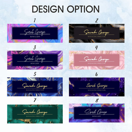 Custom Acrylic Name Plate Office Desk Decor - Custamazegifts.com