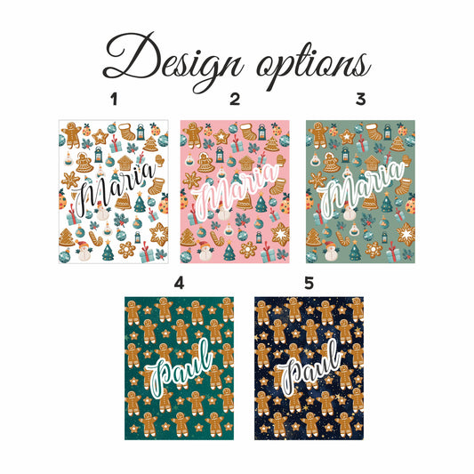 Personalized Christmas Gift, Gingerbread Blanket for Kids Gift XM9