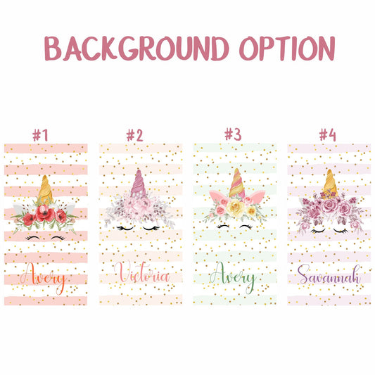 Custom Beach Towels, Personalized Beach Towel with Your Name with Unicorn - Custamazegifts.com