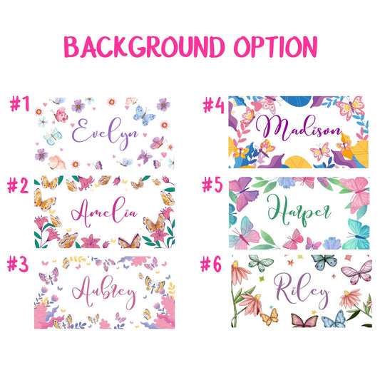 Butterflies Beach Towel, Personalized Custom Towel with Your Name - Custamazegifts.com