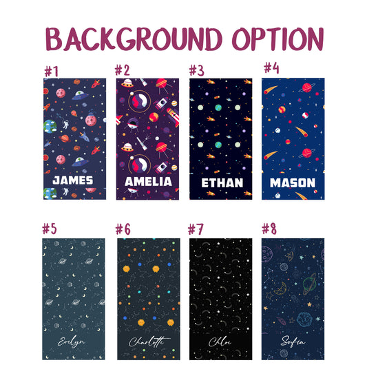 Space Fan Custom Kids Beach Towel for Boys Girls, Space Lover Gifts T46 - Custamazegifts.com