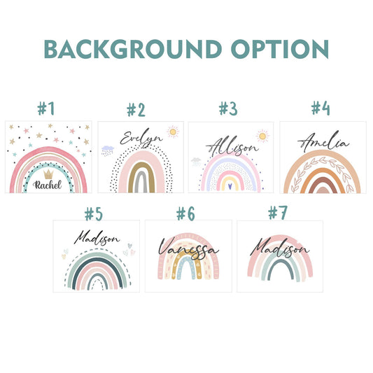 Custom Baby Blanket, Rainbow Name Gifts - Custamazegifts.com