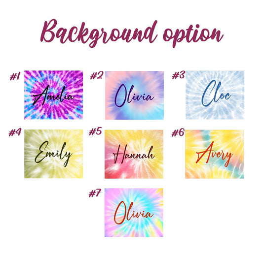Tie Dye Monogrammed Blanket, Custom Name Blanket - Custamazegifts.com