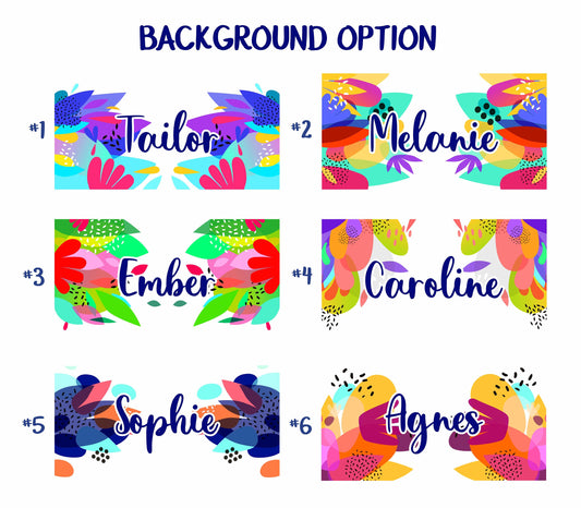 Bright Tropical Print Personalized Beach Towel, Custom Birthday Gift for Girls Women T68 - Custamazegifts.com