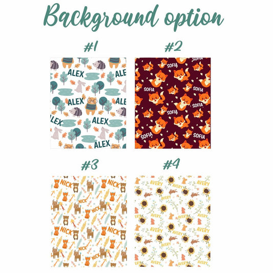 Kids Custom Name Blanket, Monogrammed Gifts for Boys Girls - Custamazegifts.com