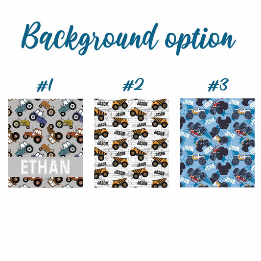 Personalize Blanket with Your Name, Tractor Blanket for Boys - Custamazegifts.com