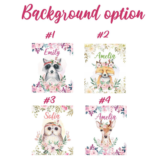 Personalized Monogrammed Blanket for Girls, Blanket with Your Name - Custamazegifts.com