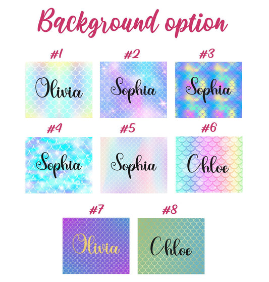 Custom Mermaid Blanket Girls, Mermaid Kids Personalized Blanket - Custamazegifts.com