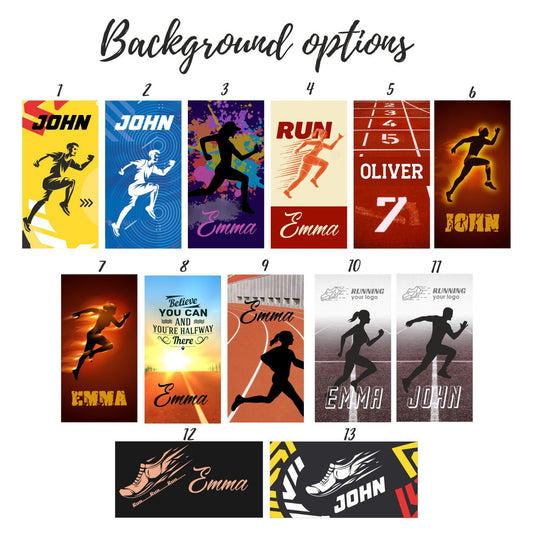 Running Beach Towel, Custom Runner Beach Towels, Personalized Running Towel - Custamazegifts.com