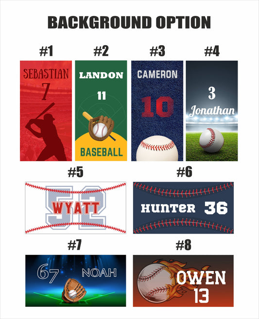 Personalized Baseball Towel, Baseball Team Beach Towels, Baseball Player Towel - Custamazegifts.com