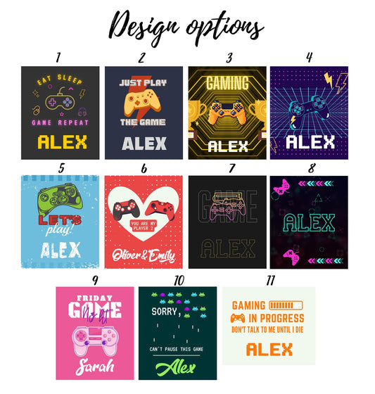 Video Game Blanket, Personalized Gaming Blanket, Game Lover Gifts - Custamazegifts.com