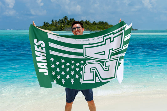 USA Flag Beach Towel, United States of America Custom Towels - Custamazegifts.com