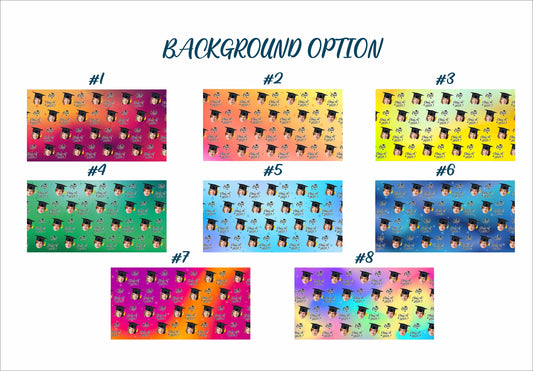 Class of 2025 Graduation Photo Towel, Custom Face Graduate Gifts for Him Her T134 - Custamazegifts.com