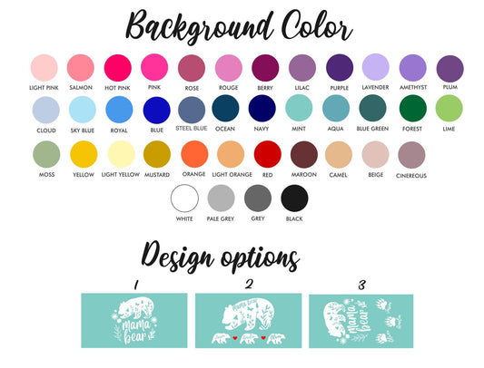 Mama Bear Custom Beach Towel with Kids Names, Mothers Day Gift for Mom Grandma T137 - Custamazegifts.com