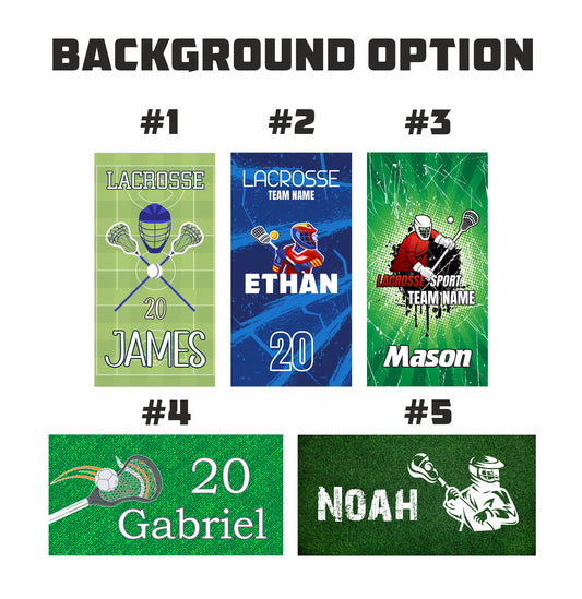 Lacrosse Beach Towel, Lacrosse Team Personalized Towels, Lacrosse Team Gifts - Custamazegifts.com