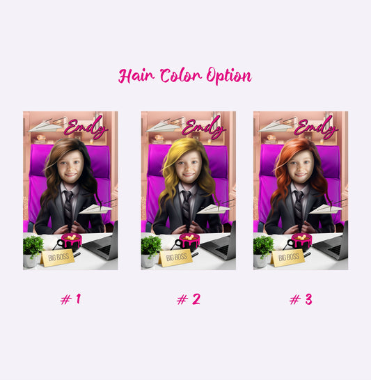 Big Boss Towel, Kids Photo Personalized Beach Towel - Custamazegifts.com