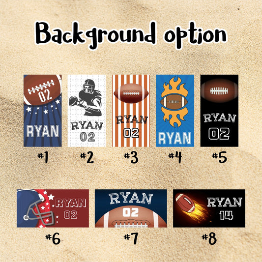 Rugby Towels, Custom Beach Towel with Your Name - Custamazegifts.com