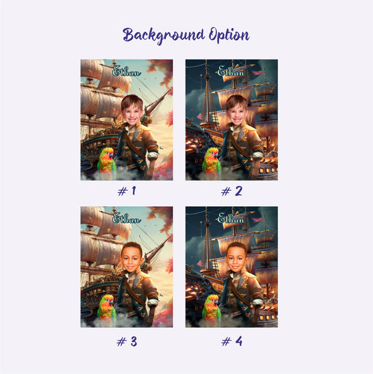 Pirate Fan Custom Kids Blanket Gift - Custamazegifts.com