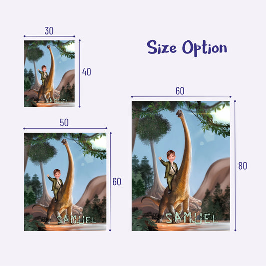 Brachiosaurus - Dino Blanket for Kids - Custamazegifts.com