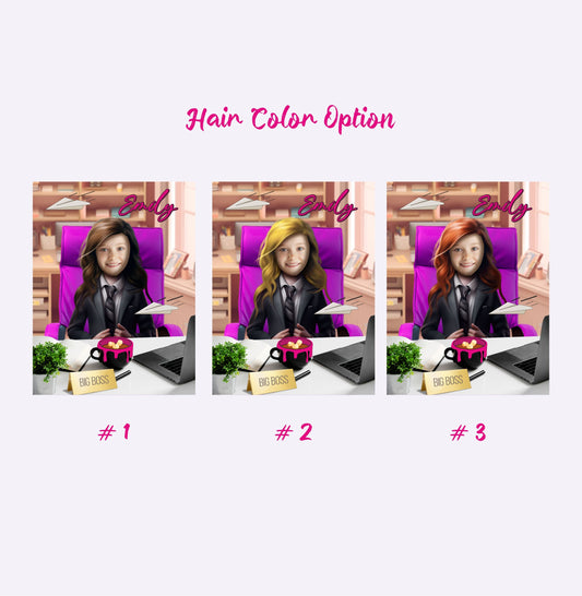 Big Boss Girl - Personalized Photo Blanket For Her - Custamazegifts.com