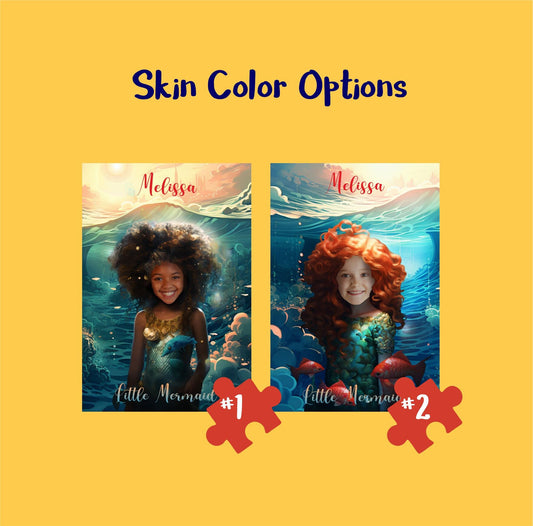 Little Mermaid Puzzle Gift for Girls - Custamazegifts.com