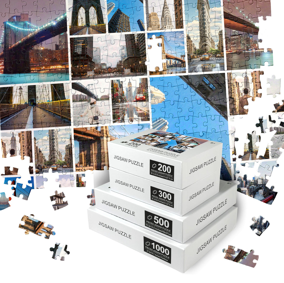 24 Photos Collage Puzzle, Adult Jigsaw Puzzles Unique Gift - Custamazegifts.com 